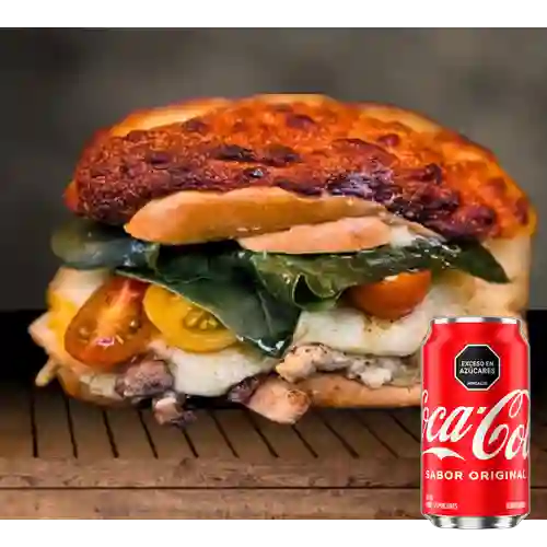 Combo Sánduche de Pechuga + Coca Cola Original 330ML