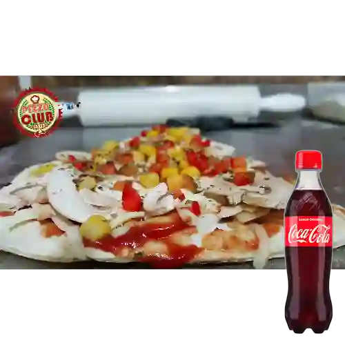 Combo Napolitana Mediana +Cocacola Orig 400ml