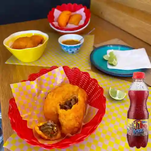 Combo la Solitaria de Carne + Hit Mora 500 ml