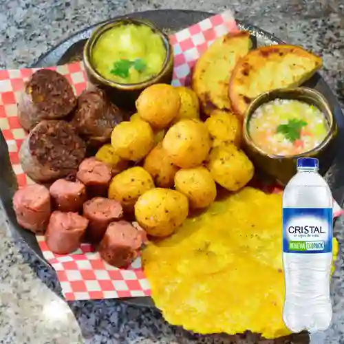 Combo Clásica Personal + Agua Cristal 600 ml