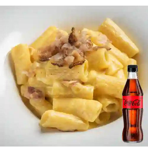 Combo Rigatoni Cabonara + Coca-Cola Zero 300 ml