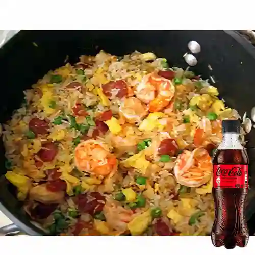 Combo Poke Mar y Tierra + Coca Cola Sin Azúcar 400 ml