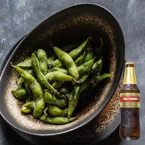 Combo Edamame + Club Colombia Dorada 355 ml