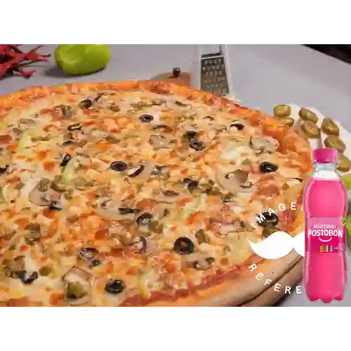 Combo Pizza Personal Mexicana +Postobón Manzana 250ml