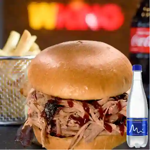 Combo Whopper Bbq Ribs +Agua Manantial S/gas de 600ml