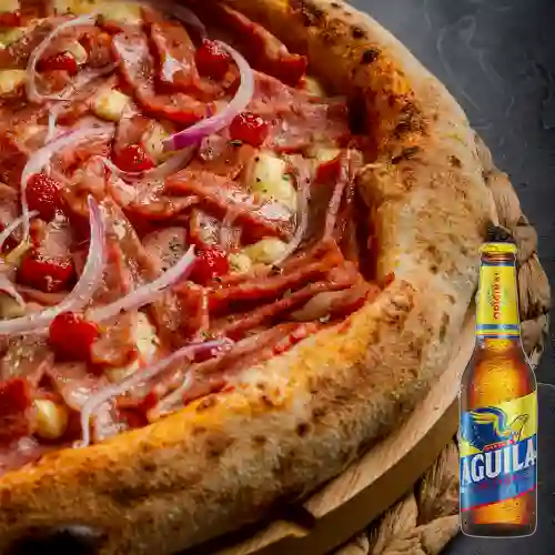 Combo Home Pizzas + Aguila 330 ml