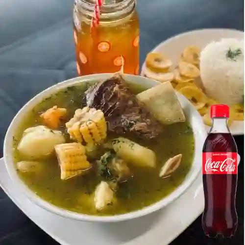 Combo Sancocho de Costilla + Coca Cola 400 ml