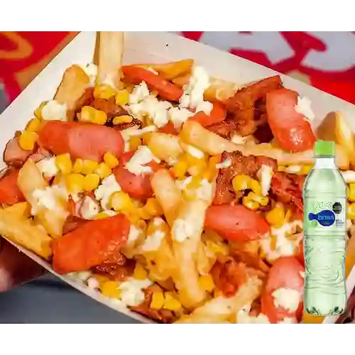 Combo Papas Especiales + Brisa Saborizada Limón 600ML