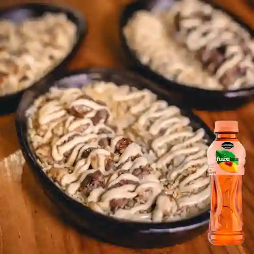 Combo Chuzo Desgranado Mixto + Fuze Tea Durazno 400ML