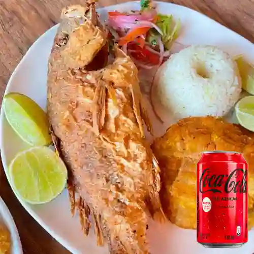 Combo Pargo Rojo + Coca Cola Sin Azúcar 330ML