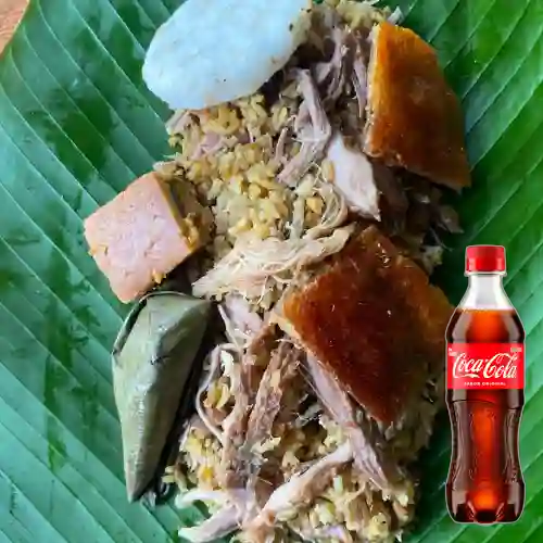 Combo Lechona Personal Agrandada +Cocacola Orig 400ml