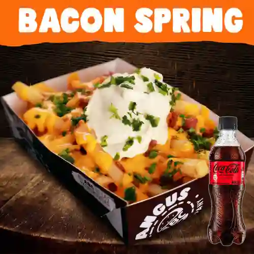 Cmb bacon spring +coca cola sin azr400ml