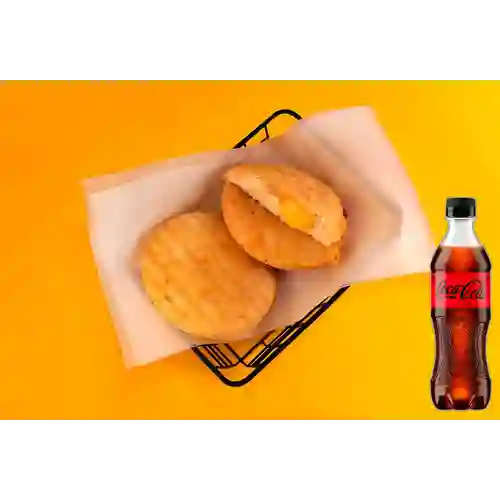 Combo Arepa de Huevo + Coca-Cola ZERO 400ml