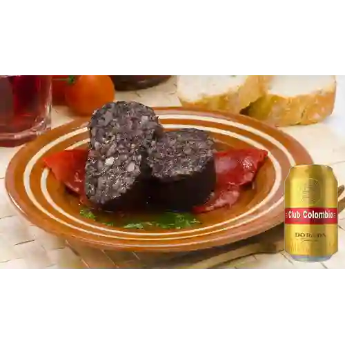 Combo Morcilla + Club Colombia Dorada 355 ml