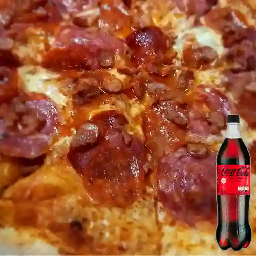 Combo Las Carnes de 33cm 8 Prc. + Cocacola S/az 1.5L