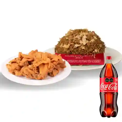 Arroz Chino Grande +Medio Pollo +CocaCola Org 2.5l
