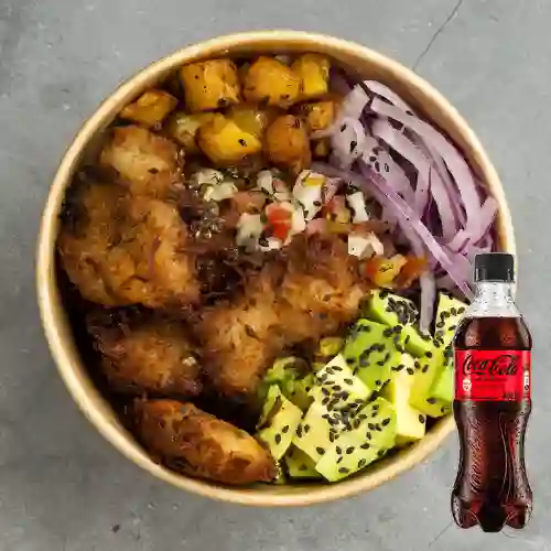Combo Pokelombia + Coca Cola Sin Azúcar 400 ml