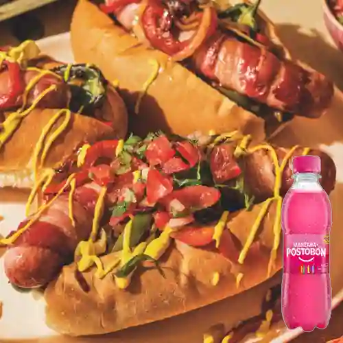 Perrisima Doble Salchicha Americana +Manzana 250ml