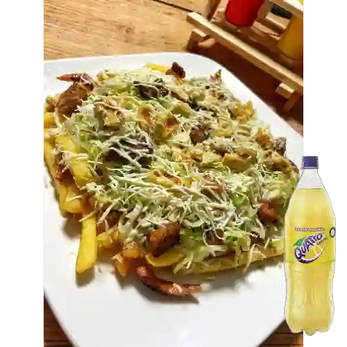 Combo Salchipapa Salchi Yoon Dúo +Quatro Orig 1.5Lt