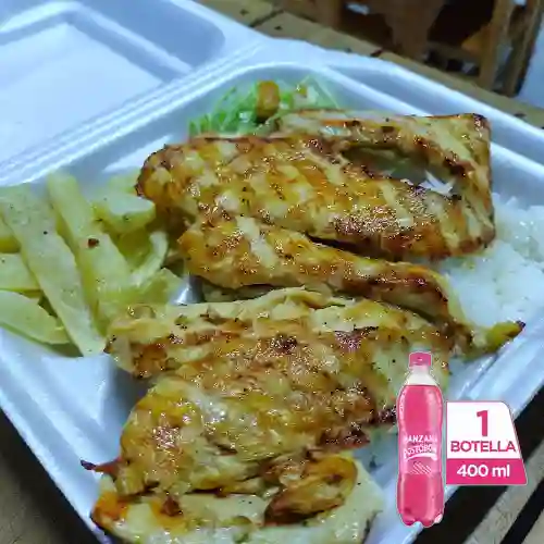 Combo Filete de Pollo + Postobón Manzana 400 ml