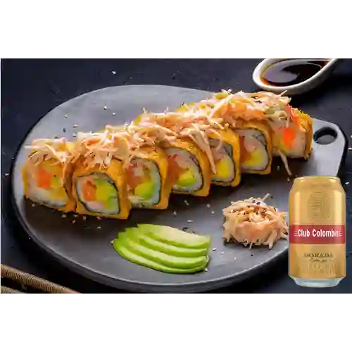 Combo Sushi Tiger Maki + Club col. Dorada Lta 330ml