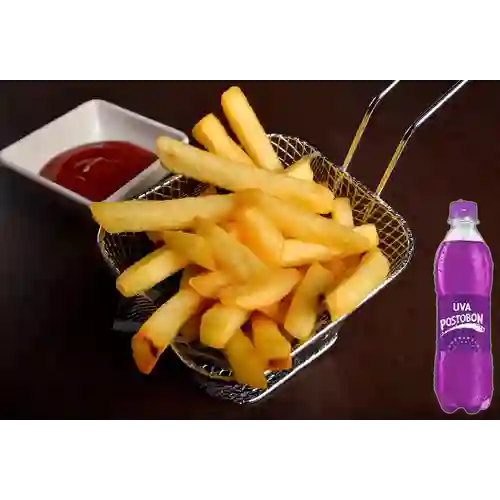 Combo Papas a la Francesa + Postobon Uva 400 ml