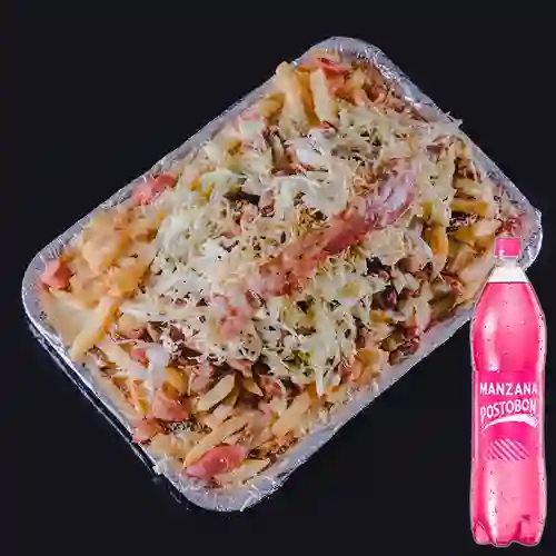 Marimonda Mona Salchipapa Costeña Turbo x3 +Postobón Manzana 1.5l