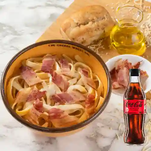 Combo Cheesebonara + Coca Cola Sin Azúcar 300ML