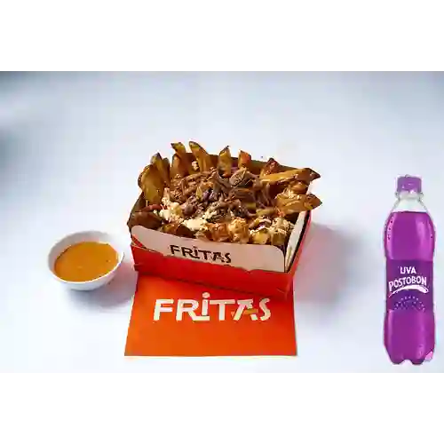 Combo Papas Mechudas + Postobon Uva 400 ml