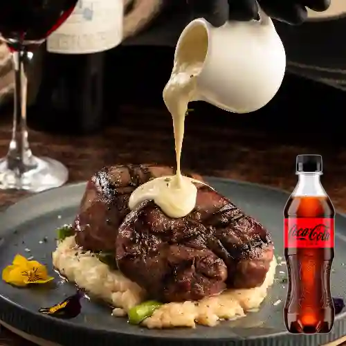 Combo Steak Blue Chesse + Coca-Cola ZERO 400ml