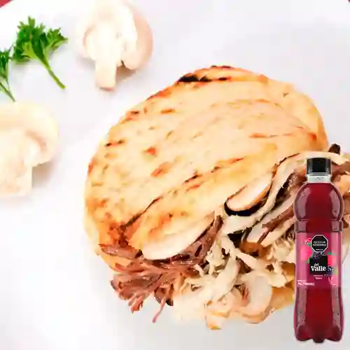 Combo Arepa Provinciana + Del Valle Mora 500 ml