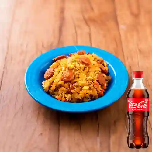 Combo Calentado c/ Chorizo +Cocacola Orig 400ml