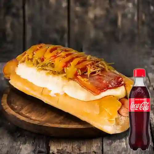 Combo Perro Grande Tocineta +Cocacola Orig 400ml