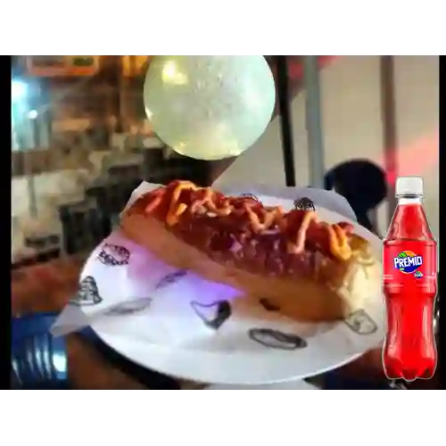 Combo Perro Caliente Clásico + Premio 400 ml