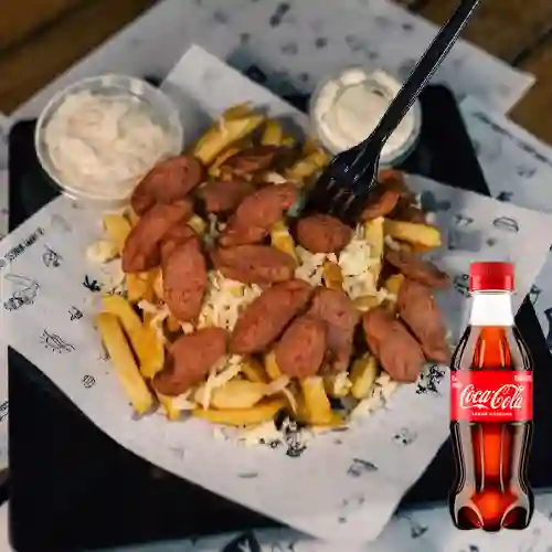 Combo Salchipapas + Coca Cola Original 250ML