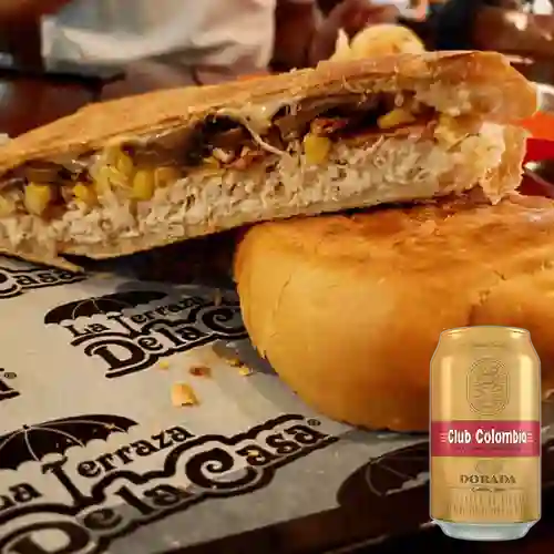 Combo Sándwich Lulú + Club col. Dorada Lta 330ml