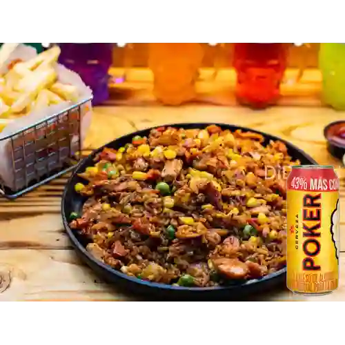 Combo Arroz Chino + Poker 330 ml
