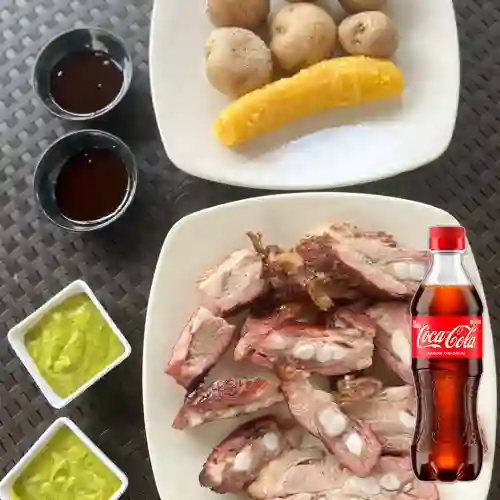 Combo Costilla Grande + Coca Cola Original 400 ml
