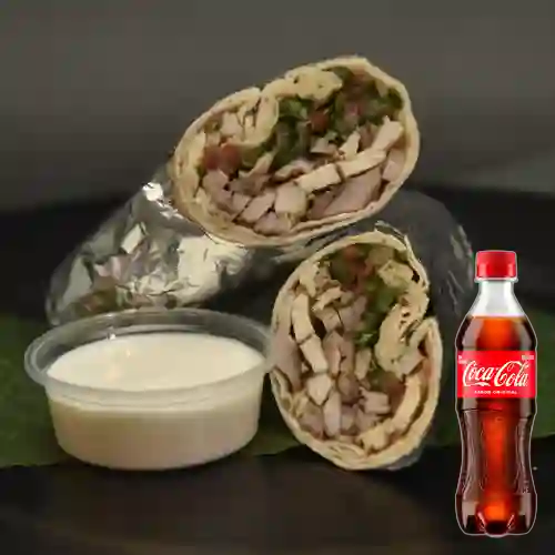 Combo Shawarma Mixto Personal +Cocacola Orig 400ml