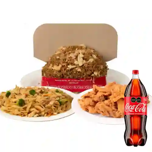 Combinado Grande&Pollo Entero +Cocacola Org 2.5 l