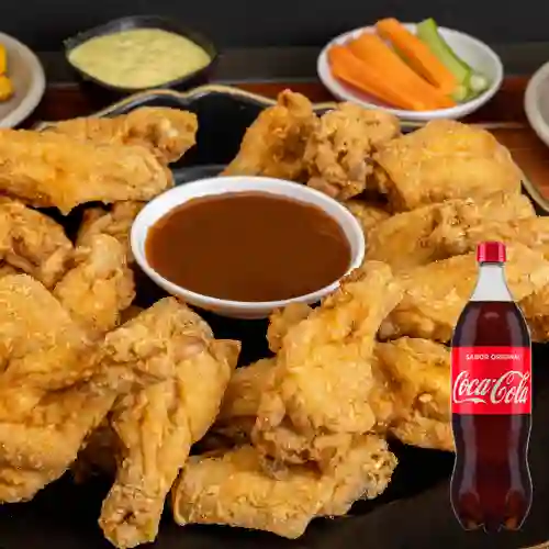 Combo Alitas X 16 Unidades +Cocacola Orig 1.5l