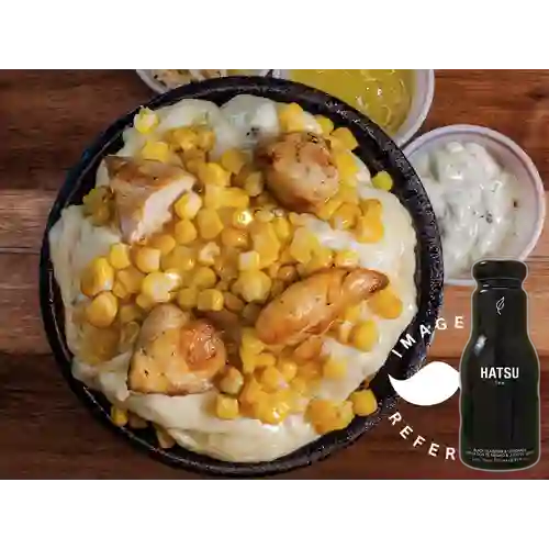 Combo Mazorcada con Pollo + Hatsu Negro 250 ml