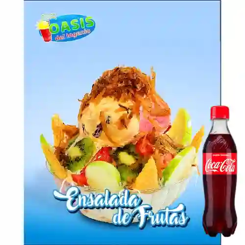 Combo Ensalada de Frutas Pequeña +Cocacola Orig 400ml