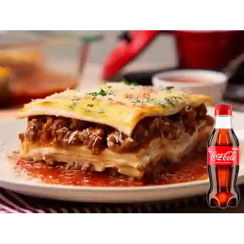 Combo Lasagna Especial + Coca Cola Original 250ML