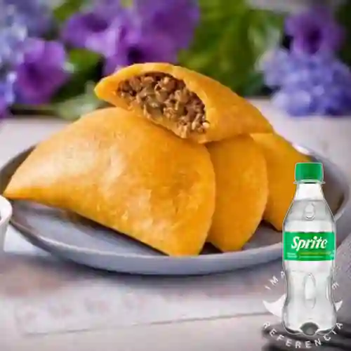 Combo Empanada de Carne Papa + Sprite Original 250ml