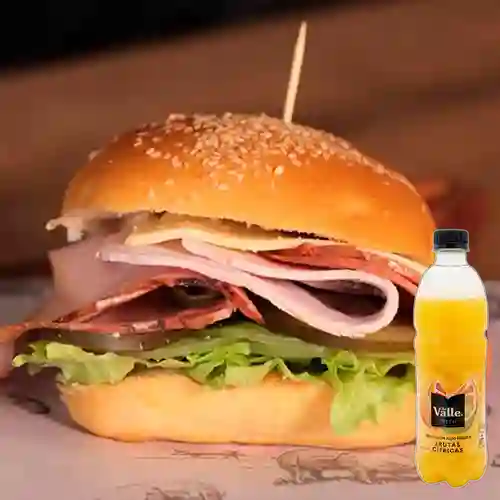 Combo Sándwich Combinado +Del Valle Fresh Citrus 500ml