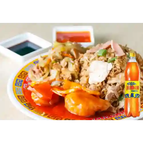 Arroz Chino Peq.,Chopsuey&Croquetas +Colombiana 1.5l