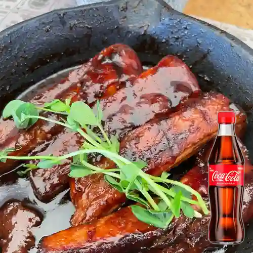 Combo Costilla de Cerdo Coreana + cocacola Orig 300 ml