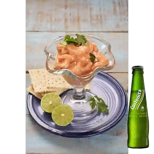 Combo Cóctel Cartagenero Camarones + Costeñita 175ml