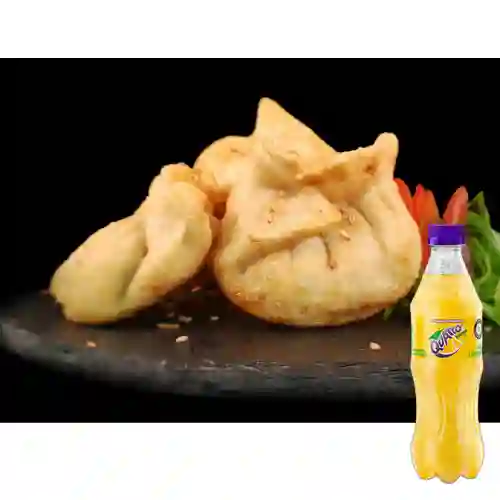 Combo Gyozas de Carne + Quatro Original 400ML